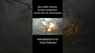 Siapin Nasi Hangat, Ikan Asin Kuah Santan, Enak Banget.. Masakan Kampung