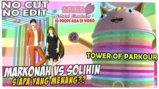 NO CUT NO EDIT - BERTANDING DI TOWER OF HELL PARKOUR SAKURA SCHOOL SIMULATOR