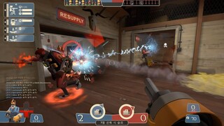 房屋前的贊助商營地(Team Fortress 2)