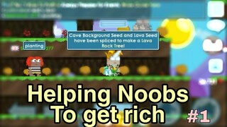 Helping Noob to Get Rich in Growtopia