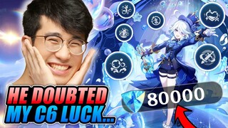 This Whale DOUBTED my C6 Luck | C6 Furina Summons | Genshin Impact