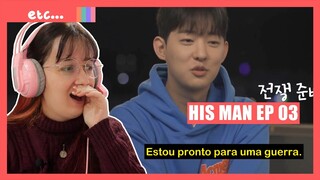 REAGINDO AO EP 03 DO REALITY 'HIS MAN'
