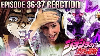BITES THE DUST | Jojos Bizarre Adventure Diamond Is Unbreakable Episode 36-37 | REACTION