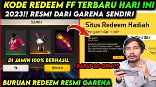 KODE REDEEM FREE FIRE TERBARU 2023 HARI INI 23 JANUARI