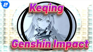 Vẽ Nhân Vật Keqing | Genshin Impact Tranh Tự Vẽ_2