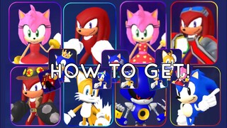 HOW TO GET ALL 15 SKINS IN SONIC SPEED SIMULATOR!! (Fireworks Festival Update!)