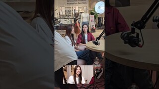ภาพบรรยากาศสัมภาษณ์ อันดาลูกแก้ว ในรายการพี่เม่ชวนคุย by idol master  จากด้านนอก H&M podcast studio