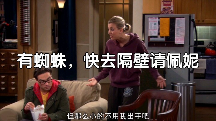 佩妮: 拜托，这么小的蜘蛛下次就别叫我了吧！