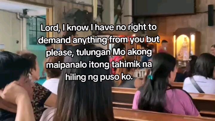 Lord ikaw na po ang bahala sa tahimik na hiling ng puso ko 🙌🙏