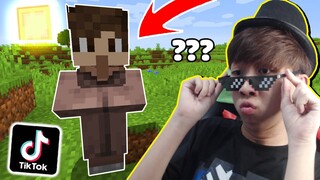 Dân Làng Nhái Luôn Đầu Vinh 😑 - VINH THỬ NGHIỆM CÁC VIDEO TIKTOK MINECRAFT TRIỆU VIEW (Phần 8)