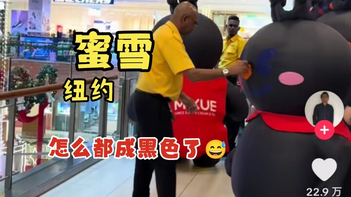 【تيك توك】ملك الثلج الأسود يرقص رقصة APT في نيويورك