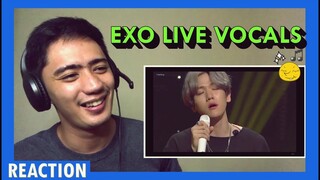 FRUSTRATED SINGER Reacts to EXO BEST LIVE VOCALS 2020