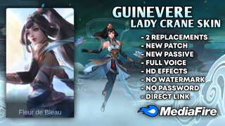 Updated Guinevere Lady Crane Epic Skin Script No Password | Mobile Legends