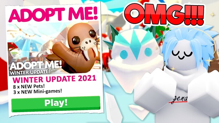 THIS UPDATE WILL BE EPIC! Adopt Me Winter Update! ❄ 8 NEW PETS! 🐺 (Roblox)