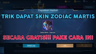 TRIK CARA DAPATKAN SKIN ZODIAC MARTIS - CAPRICORN SECARA GRATIS | MOBILE LEGENDS BANG BANG