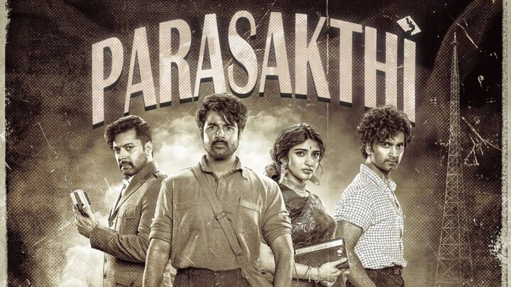 Parasakthi (2026) | Hindi Dubbed | Sivakarthikeyan | Sreeleela | Ravi Mohan | Atharvaa | Basil |