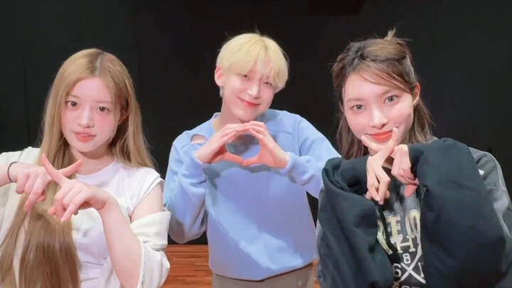 符X爱礼 师妹助阵第二弹！ENHYPEN 金善禹 X ILLIT MINJU YUNAH❌⭕ 舞蹈挑战！