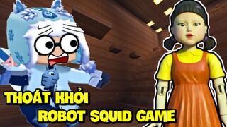 CHẠY TRỐN KHỎI ROBOT SQUID GAME: MEOWPEO GIẢI MÃ THOÁT KHỎI CĂN PHÒNG SQUID GAME TRONG MINI WORLD