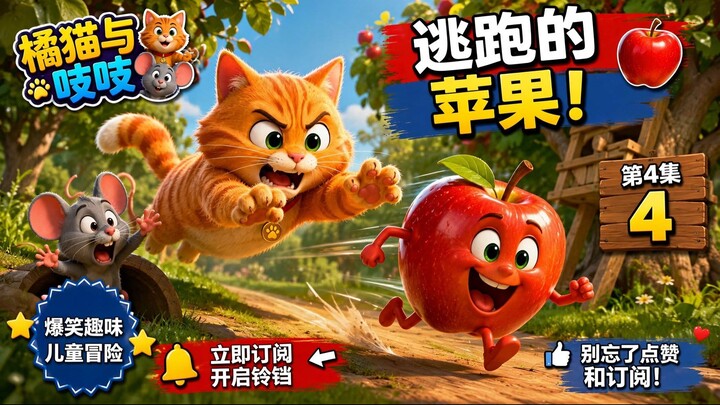 逃跑的苹果！