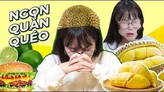 Ăn tất cả mọi thứ với SẦU RIÊNG. Vị lẩu thái tôm chua cay phải lạy bằng cụ _! _ FOOD CHALLENGE