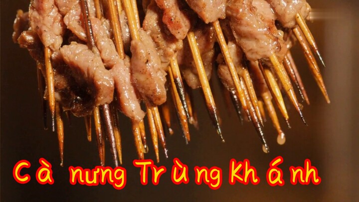 China Chongqing Barbekyu: Ikan Panggang