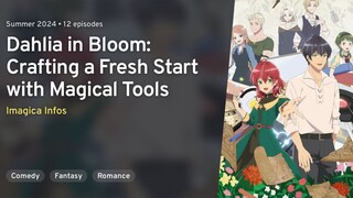 Dahlia in Bloom: Crafting a Fresh Start with Magical Tools - Episode 01 (Subtitle Indonesia)