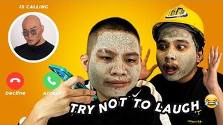 TRY NOT TO LAUGH CHALLENGE, YANG KALAH PRANK CALL DEDDY CORBUZIER!!! #MISIEXTREME