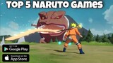 Top 5 Naruto Games For Android/High Graphics Naruto Anime Game for Android 🔥.