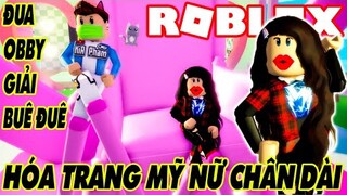 Roblox | HÓA THÂN MỸ NỮ CHÂN DÀI ĐUA OBBY MÙA HALLOWEEN | High Heel Obby 👠