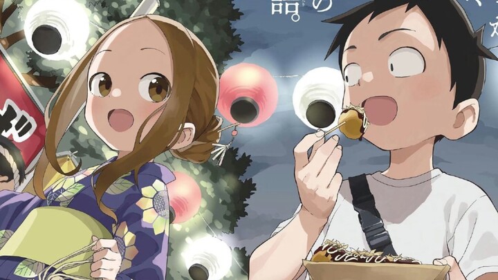 [Takagi-san/Confession] The sky is full of gorgeous fireworks, but not as bright as you