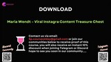 [COURSES2DAY.ORG] Maria Wendt – Viral Instagra Content Treasure Chest