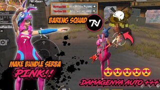 MAKE BUNDLE SERBA PINK!? AUTO NAMBAH DAMAGE! | MASPIN | FREE FIRE INDONESIA.