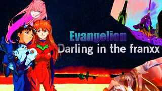 EVANGELION ET DARLING IN THE FRANXX PARLONS EN