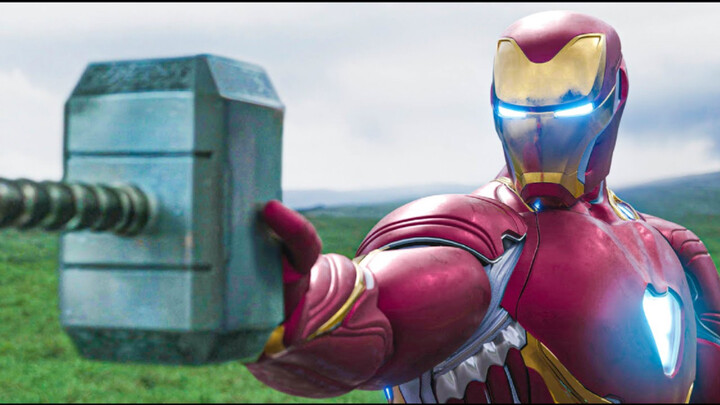 Iron Man: You really think I can't lift your hammer?