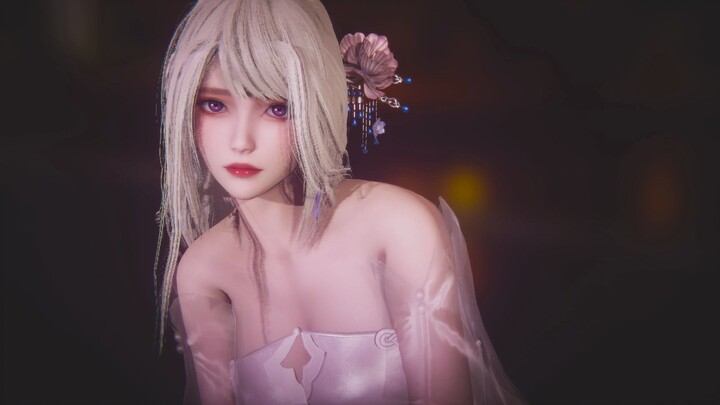 【مشاركة مجانية لشخصية HS2】الأخت الكبرى ذات الشعر الأبيض، إي هيهي!