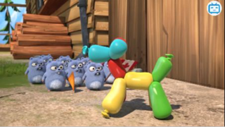 Course en ballons gonflables pour Grizzy et les Lemmings - Grizzy & Les Lemmings #hoathinh