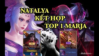 Natalya cùng Top 1 Marja quẩy banh đội hình team địch | Nhật Nam Nata | Liên Quân | Top Marja