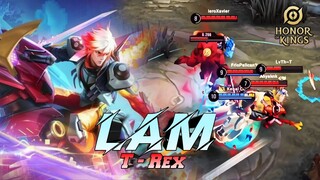 Lam || Lam Skin Legend T-Rex! - Gameplay Honor Of Kings