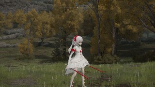 《艾尔登法环mod》德丽莎 花裳月纱mod