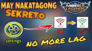 New Secrete!! No More Lag | MOBILE LEGENDS