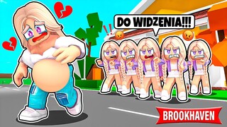 PIĘCIORACZKI WYRZUCIŁY PATI W CIĄŻY Z DOMU na BROOKHAVEN RP w ROBLOX!