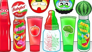 Iron Man VS Hulk, Red and Green Snack Challenge, so fun!
