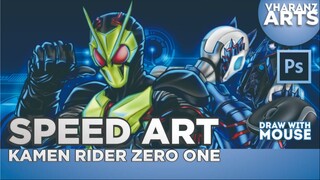 SPEED ART DIGITAL - KAMEN RIDER ZERO ONE #speedartdigital #digitalarttimelapse