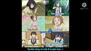 ảnh chế anime #36 Sự bất công của di truyền học