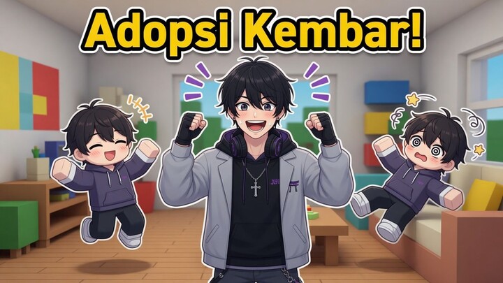 Adopsi Bayi Kembar di Roblox!