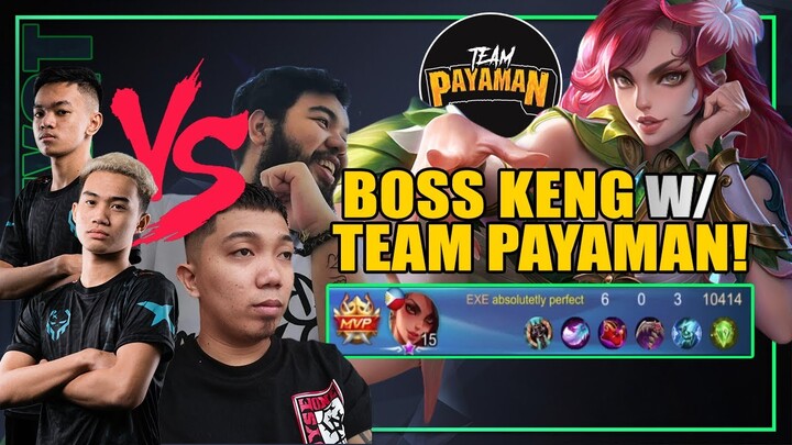 BOSS KENG with TEAM PAYAMAN vs FLAPTZY, HATE and BENNYQT! TRASHTALK?