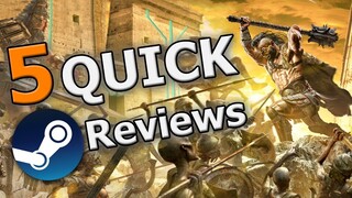 5 QUICK Steam Reviews