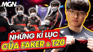 Top Kỷ Lục T1 Đã Phá LCK Mùa Xuân 2022 - Faker 10 Cúp | MGN Esports