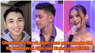 BL Moment ? Sky Quizon & Aljon Mendoza may chemistry! nagsalita na! Karina Bautista nag REACT!