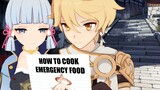 Aether holds Ayaka's hands